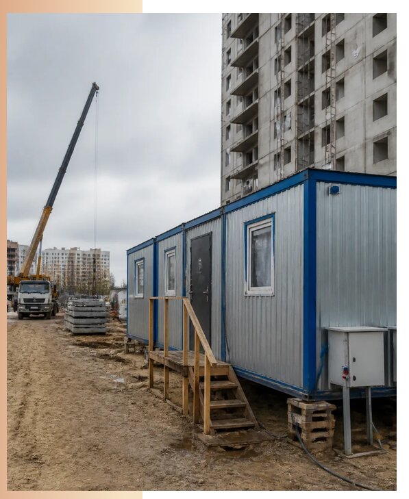 Аренда строительных вагончиков для рабочих в Ростове-на-Доне